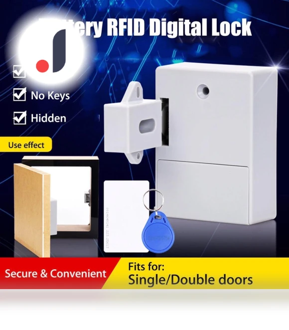 RFID IC Card Sensor Cabinet Drawer SmartLock — Smart Home Security, Koogeelife
