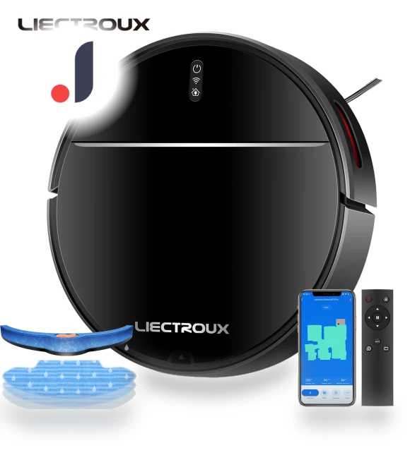 Robot Vacuum with App Control — Smart Cleaning Robots, Liectroux