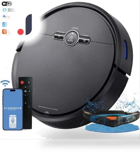 Robot Vacuum with Charging Station — Smart Cleaning Robots, Essager Electronic