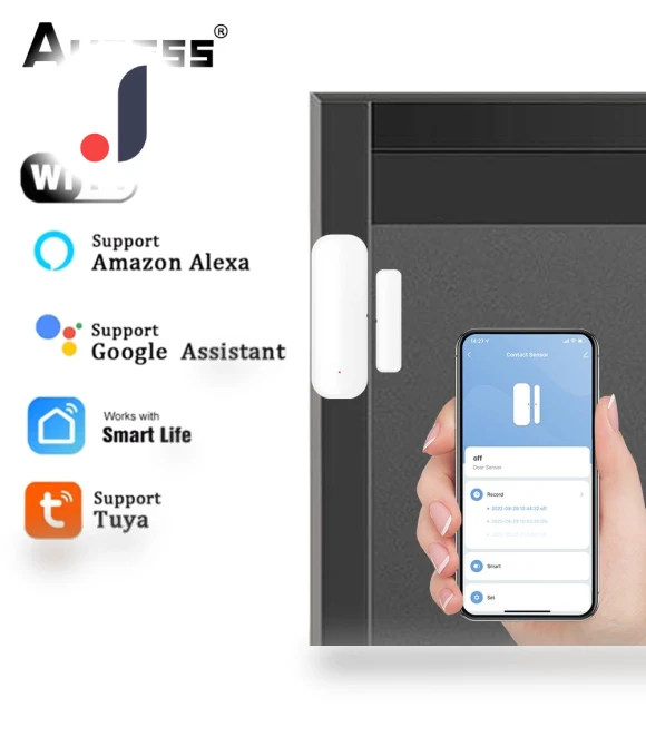 Smart Door Sensor — Smart Home Security, Turefans