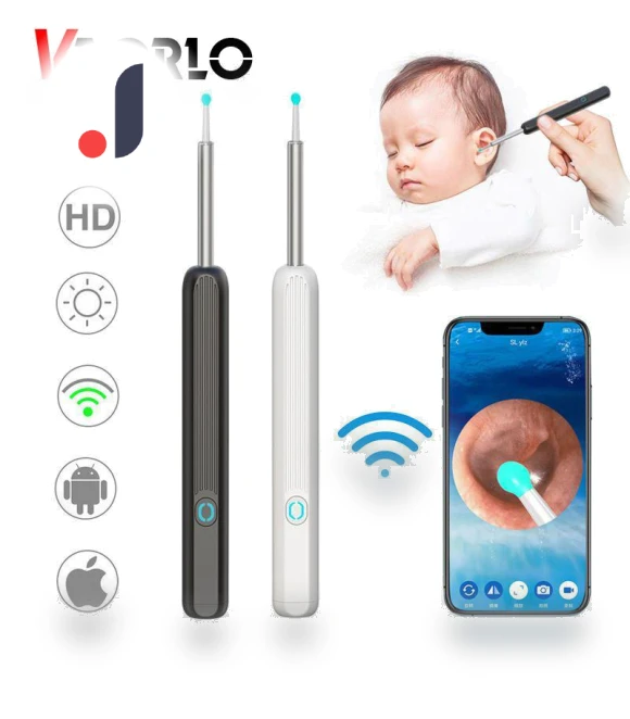 Smart Ear Cleaner with HD Camera App — Syringes, VAORLO
