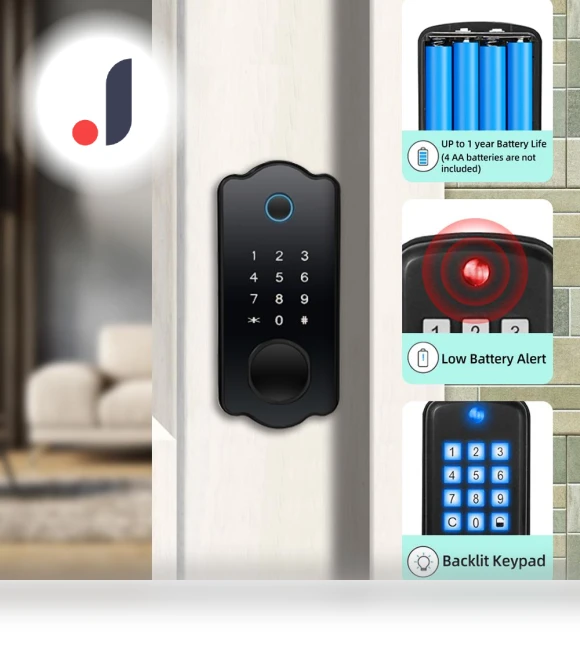 Smart Keyless Door Lock — Locks, TOMTOP JMS