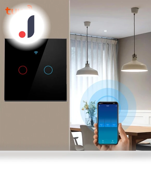 Smart Light Switch with Glass Panel — Smart Home Modules, MALITAI