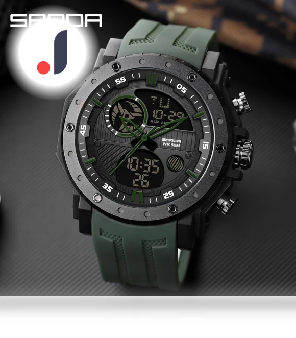 Smart Multi-Function Watch with Dual Display — Smartwatches, SANDA