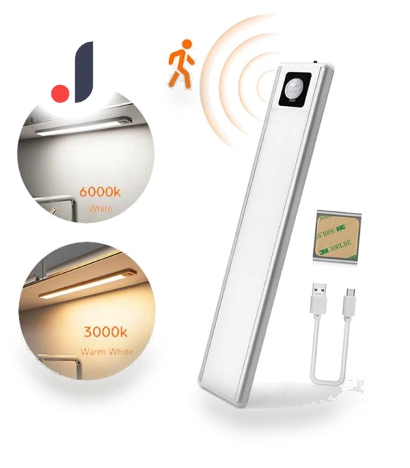 Smart PIR Motion Sensor LED Night Light with Magnetic USB Charging — Night Lights, Lcamaw Lighting Light