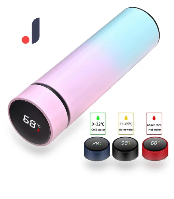 Smart Thermos with Temperature Display — Travel Drinkware, JMN E-commerce