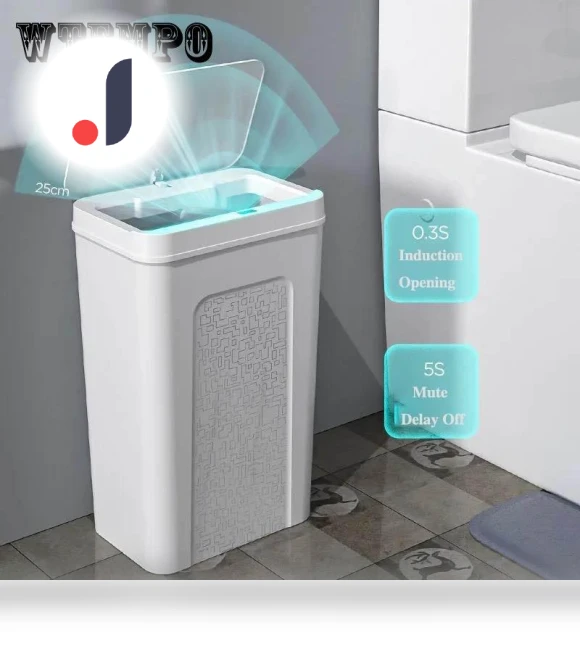 Smart Touch Sensor Trash Bin — Kitchen Cans, WTEMPO
