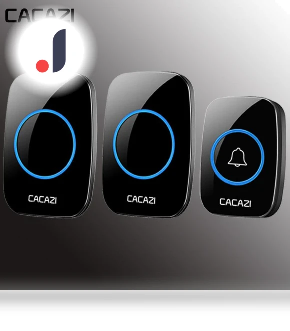 Smart Wireless Doorbell for Two — Kits, Meterk