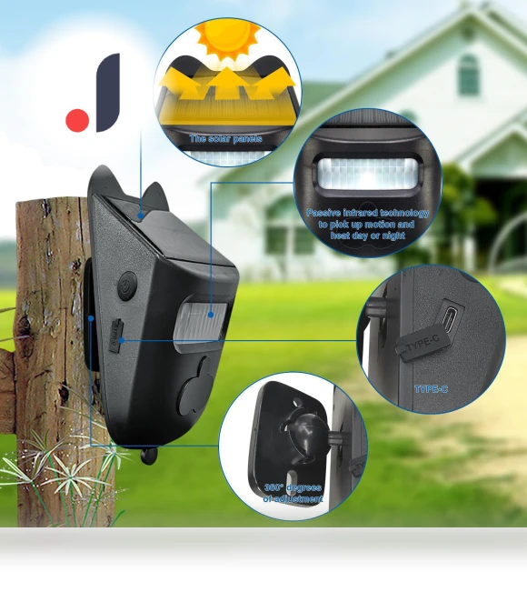Solar Driveway Alarm — Smart Home Security, TOMTOP JMS