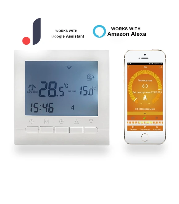 Wi-Fi Thermostat LCD Controller — Home Climate Control, Ketotek