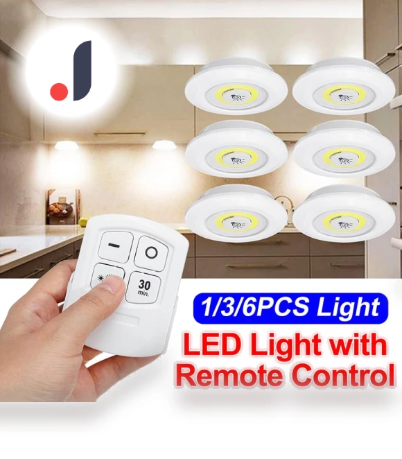 Wireless LED Night Light for Closet with Touch Lighting/Remote Control — Night Lights, SHIJIN Light