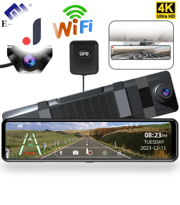 11.26-inch Touchscreen Car Dash Cam — Dashboard Cameras, E-ACE