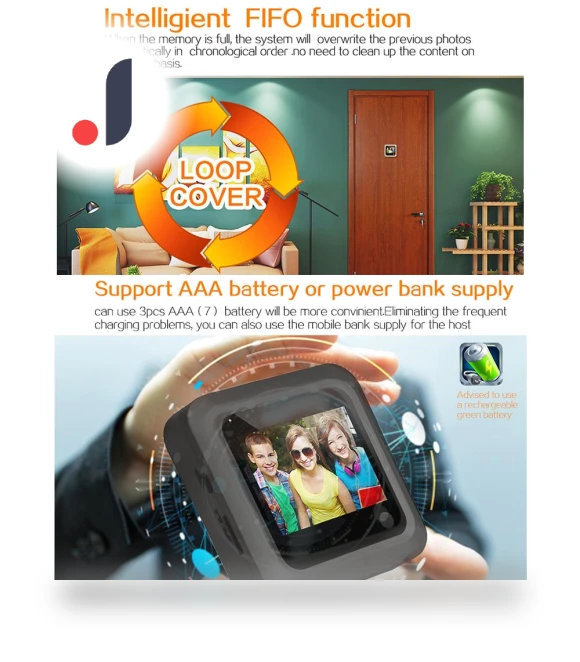 2.4-inch Video Doorbell — Security Cameras, TOMTOP JMS