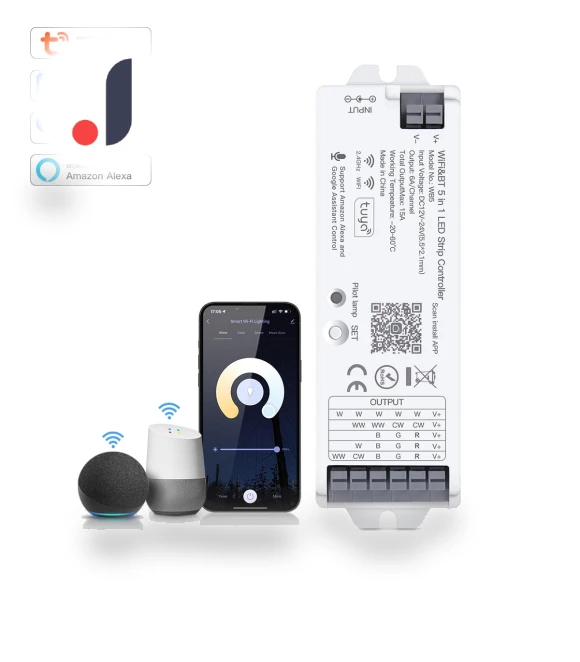 5-in-1 LED Controller — Smart Home Hubs & Controllers, MALITAI