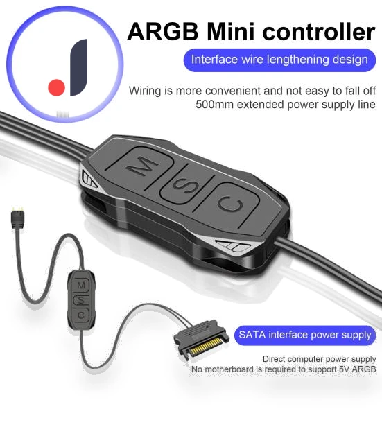 ARGB Controller — Cables, COOLMOON