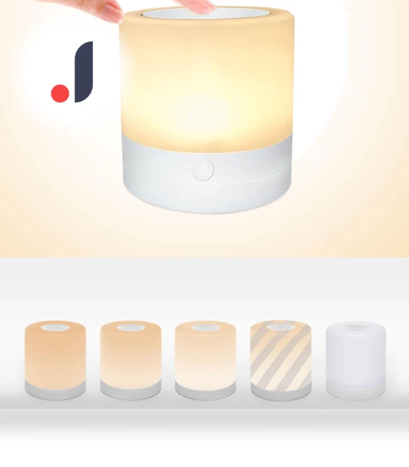 Bedside Lamp with Touch Sensor — Desk & Table Lighting, TOMTOP JMS
