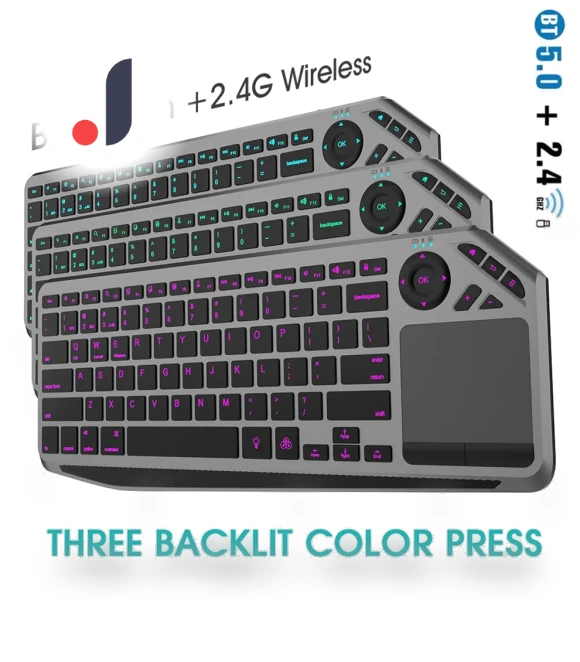 Bluetooth Keyboard with Touchpad — Keyboards, SeenDa
