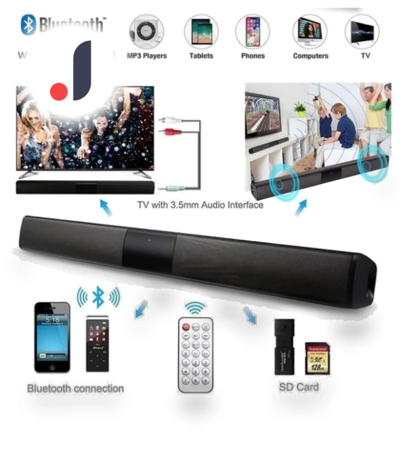 Bluetooth Soundbar with Speaker for TV — Sound Bars, Smart Mouse