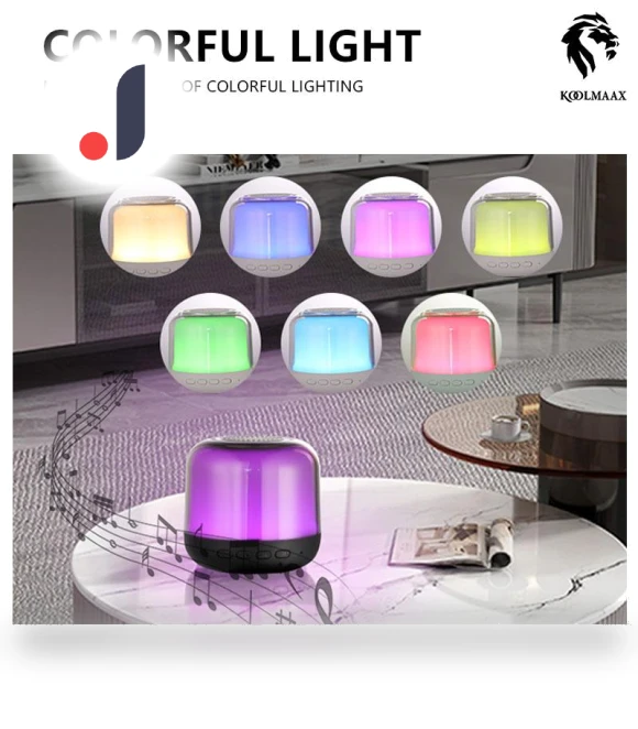 Bluetooth Speaker with Colorful Light — Portable Audio, Better&Healthy Life