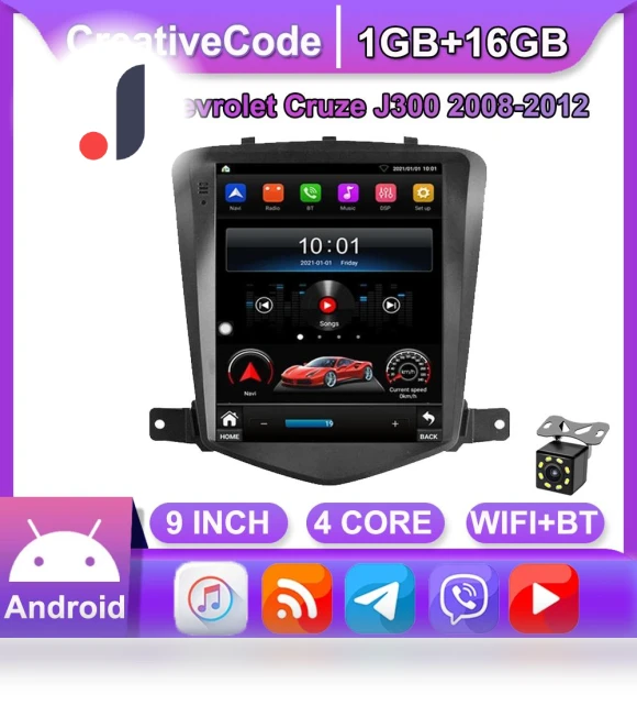 Car Radio Receiver 2 Din Android with Touch Screen — Stereo Receivers, CreativeCode