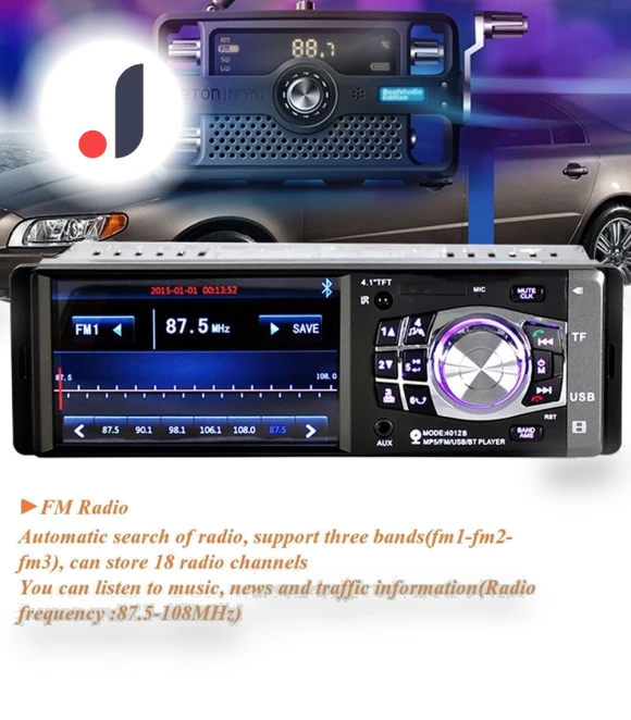 Car Radio with Touch Screen — Car Installation Essentials, Sanwood Car