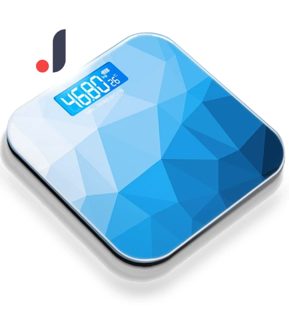 Colorful LCD Display Bathroom Scale — Weight Management Tools, Essager Electronic