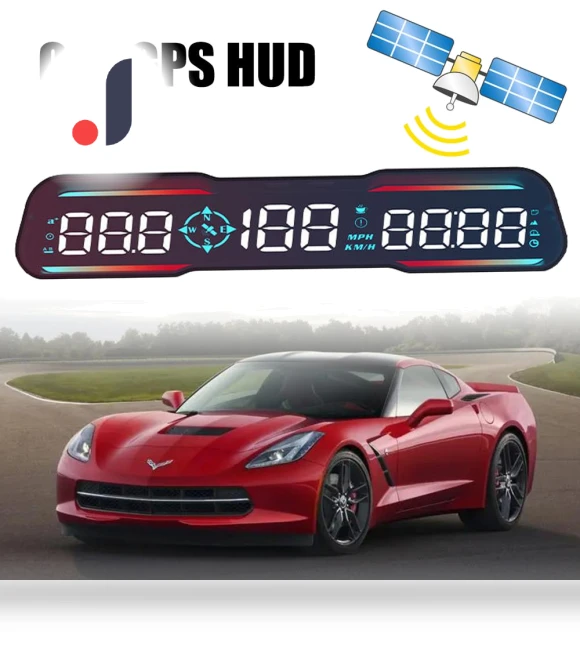Digital Speedometer with Compass and Alarm — Navigation & GPS Accessories, LEEPEE Automotive Parts