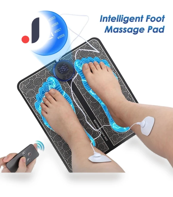 Electric Foot Mat EMS Pulse with Controller — Foot Care Solutions, Binchi Health Technology