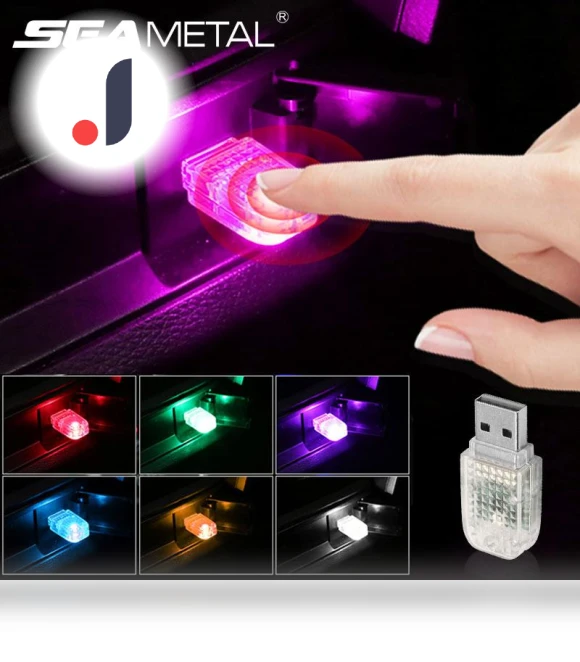LED Car Interior Lighting — Light Kit, GreensINdoor