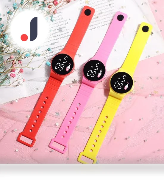 LED Display Touch Screen Electronic Watch — Men's Timepieces, Glaring watch