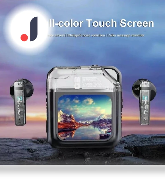 LED Screen Headphones — In-Ear Headphones, QINQING