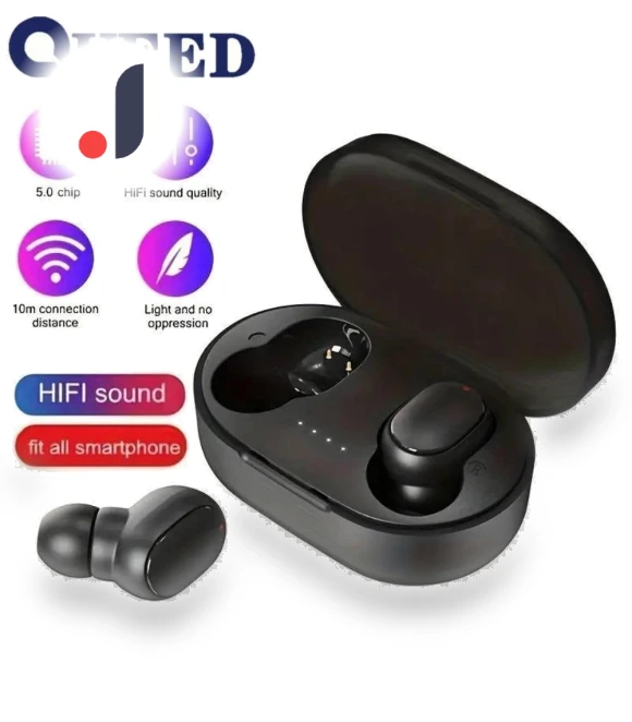 Mini TWS Wireless Earbuds with Noise Cancellation — In-Ear Headphones, QUEED