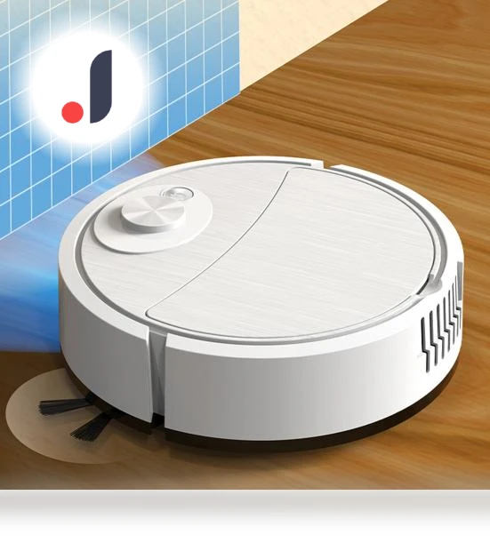 Mini Vacuum Cleaner Robot — Smart Cleaning Robots, Live City Fashion Home Decor