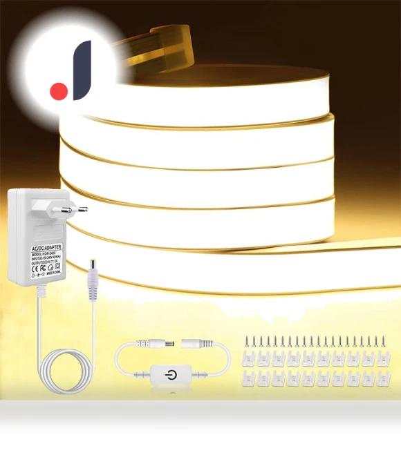 Neon Sign COB LED Strip with Adjustable Brightness Touch Sensor — LED Strips, MALITAI