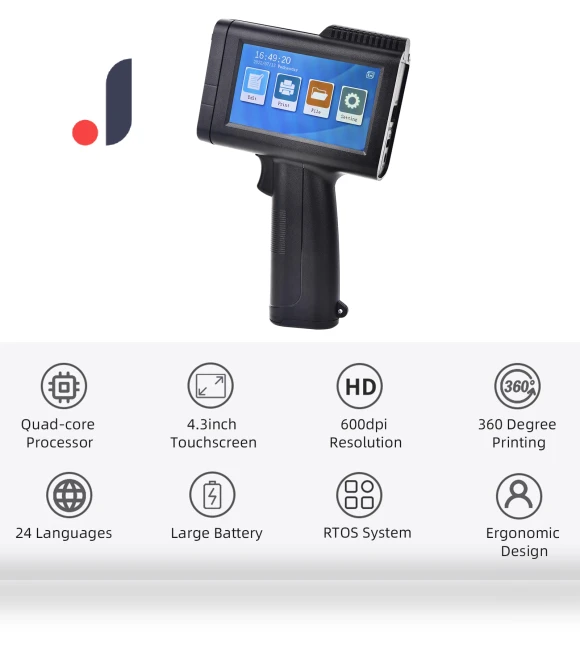 Portable Handheld Inkjet Printer — Printer Parts, 3d printing machine