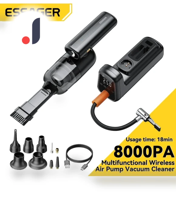 Portable Vacuum and Air Compressor — Vacuums, ESSAGER