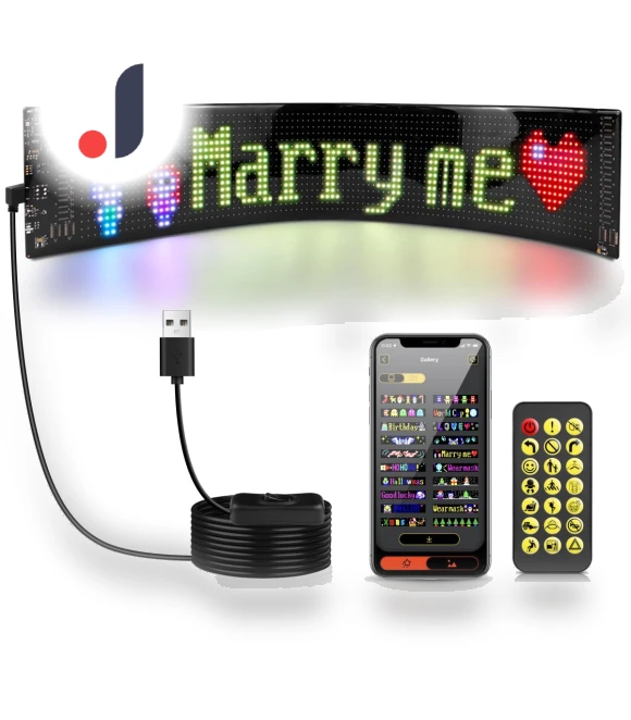Programmable Smart USB LED Pixel Matrix Display — Commercial TVs & Displays, MALITAI