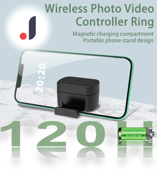 Remote Control Ring for Long Distance, Bluetooth-Compatible Professional Phone Tripod — Selfie Sticks, Enjoy Smart Home