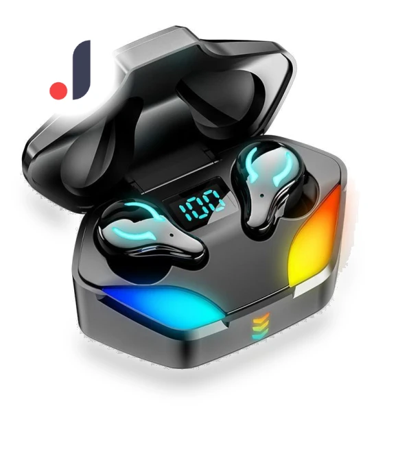 RGB TWS Wireless Bluetooth Earbuds — In-Ear Headphones, Junmaocun