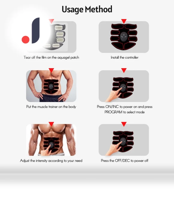 Smart Abdominal Stimulator — Muscle Stimulators, TOMTOP JMS