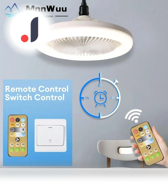 Smart Ceiling Fan with Light — Ceiling Fans, MnnWuu