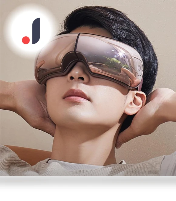 Smart Eye Massager with Heating and Bluetooth Voice Broadcast — Rollers & Pens, Le Er Kang Massagers