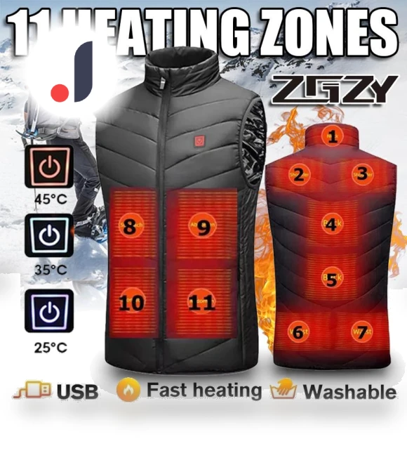 Smart Heating Vest — Vests, JulyQi