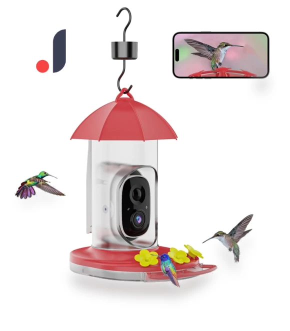 Smart Hummingbird Feeder with Camera — Backyard Birding, TOMTOP JMS