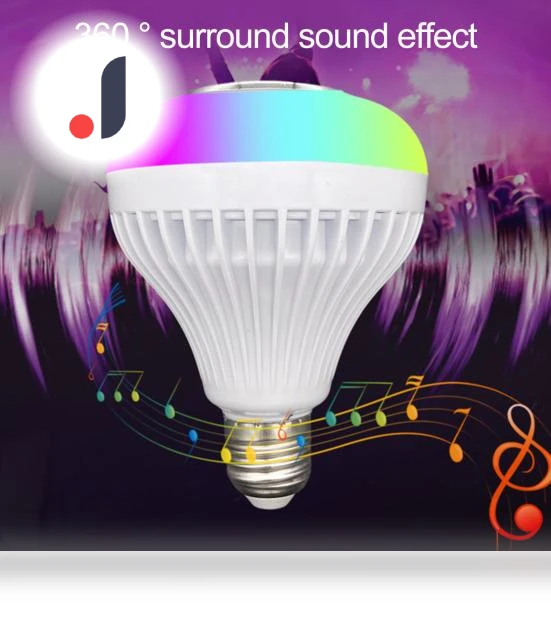 Smart LED Lamp with Stereo Sound — Lighting Accessories, Pleasure Holiday