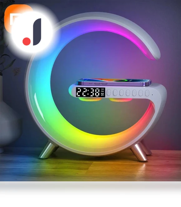 Smart Light Wireless Mobile Power Bluetooth Speaker Alarm Clock Wake-up Atmosphere Light White Noise Sleep Light — Fitness Bands, Xiaomi