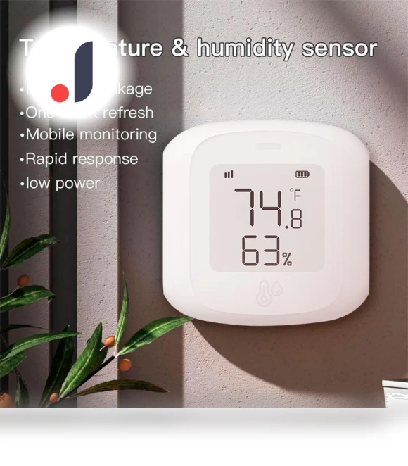 Smart Wi-Fi/Zigbee Temperature and Humidity Sensor — Home Climate Control, School Supplies Office Supplies