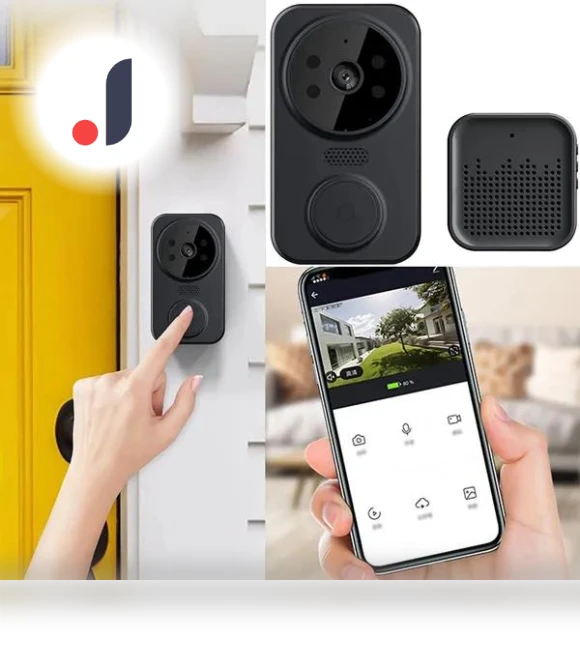 Smart Wireless Remote Video Doorbell — Smart Home Security, new boy 02