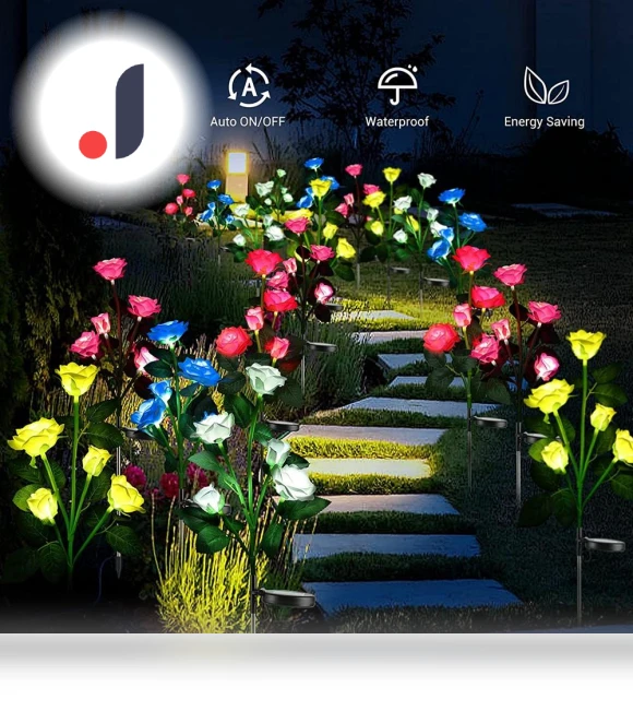 Solar Garden Street Lights — Outdoor Post Lighting, Smart Mouse