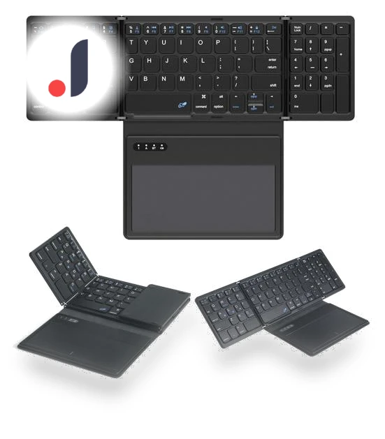 Triple Wireless Keyboard with Touch Panel — Keyboards, electronic